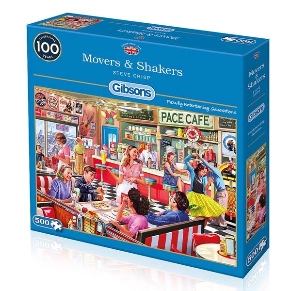 MOVERS & SHAKERS 500 PIECE JIGSAW PUZZLE
