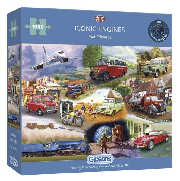 ICONIC ENGINES 1000 PIECE JIGSAW PUZZLE