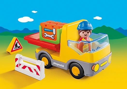 Playmobil construction truck on sale