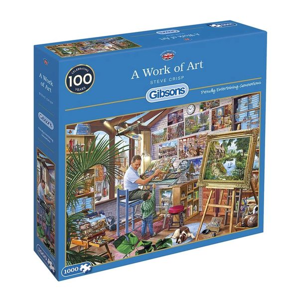 A WORK OF ART 1000 PIECE JIGSAW PUZZLE