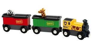 BRIO WOODEN SAFARI TRAIN 33722