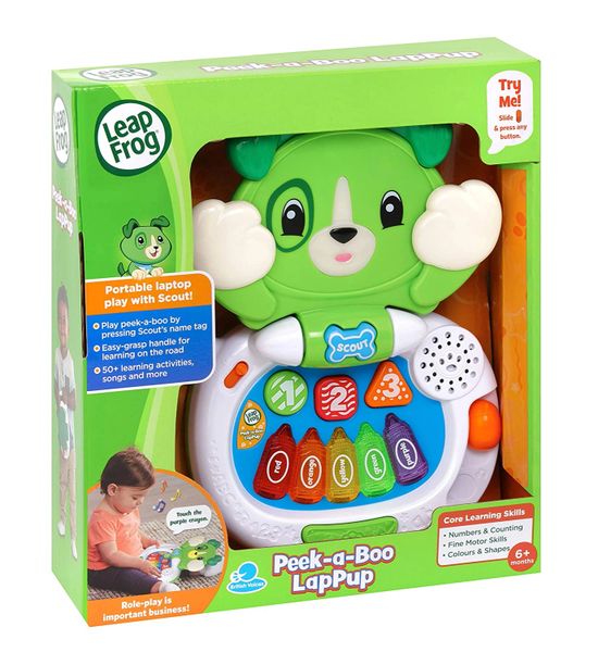 LeapFrog Peek-a-Boo LapPup Scout