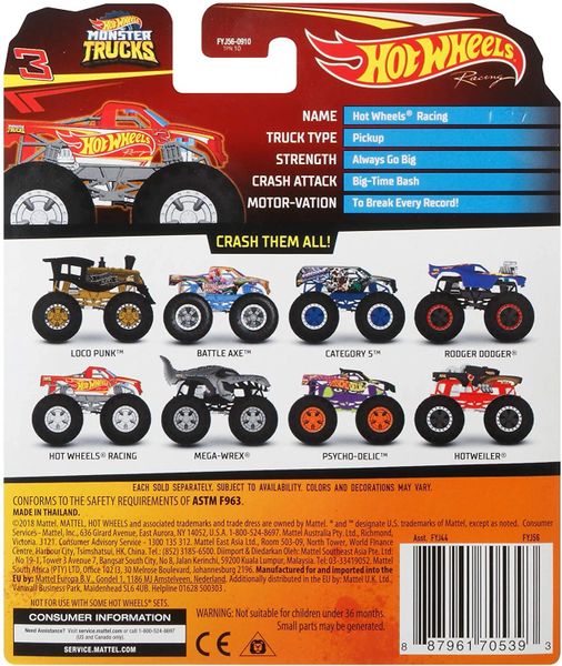 HotWheels Monster Trucks LOCO PUNK