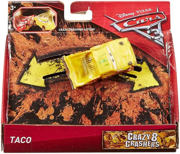 Disney Pixar Cars 3 Crazy 8 Crashes TACO