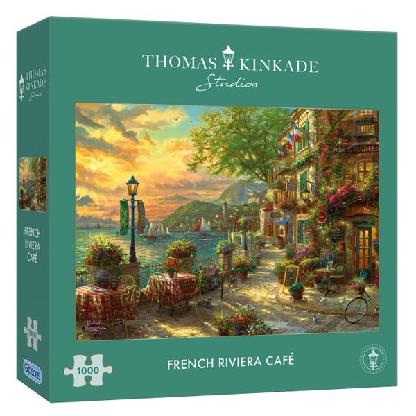 THOMAS KINKADE 1000 Piece FRENCH RIVIERA CAFE