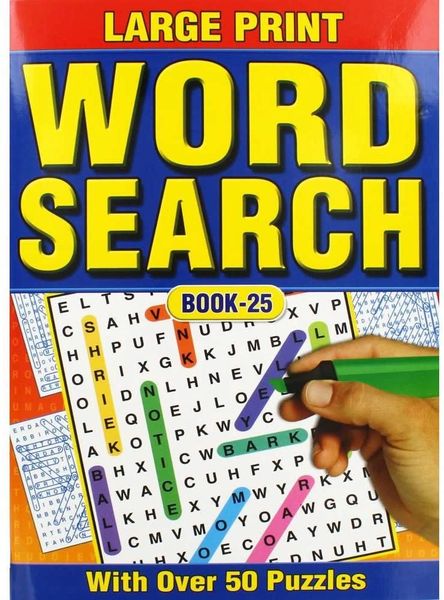 WF Graham Large Print Wordsearch - Assorted Books 25-28 by WF Graham