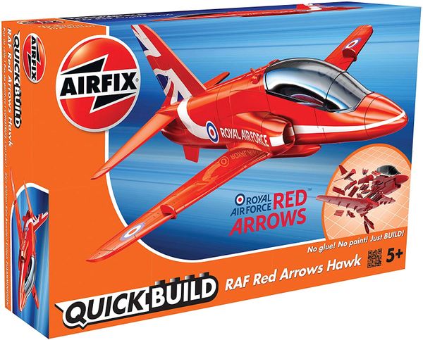 AIRFIX QUICKBUILD .....RAF RED ARROWS HAWK