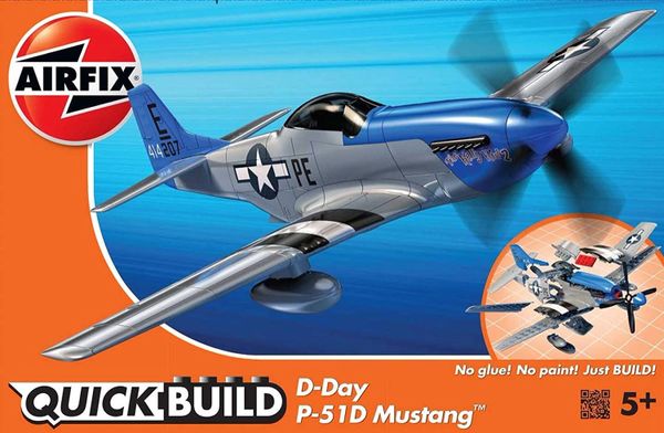 AIRFIX QUICKBUILD... D-DAY P-51D MUSTANG