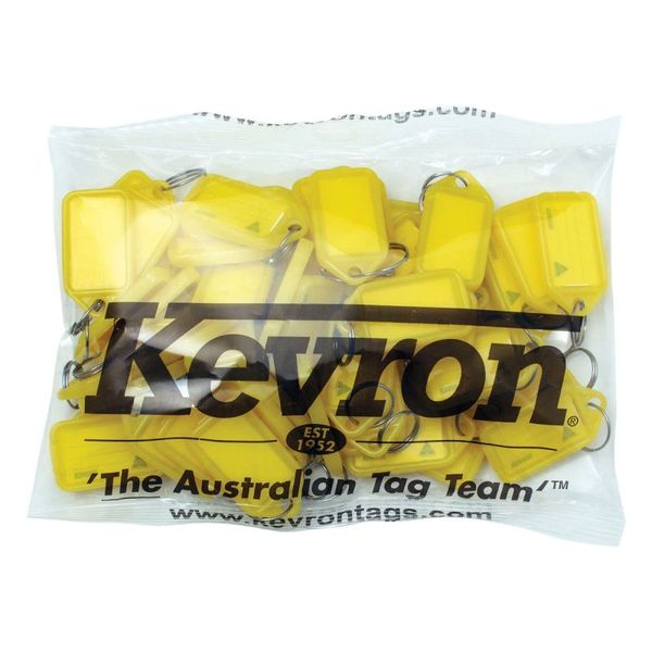 Kevron ID5 Yellow Key Tags