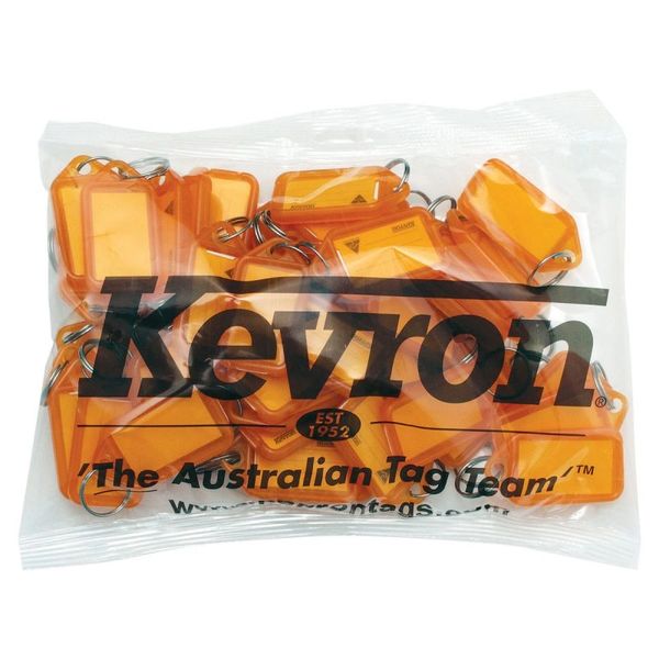 Kevron ID5 Orange Key Tags