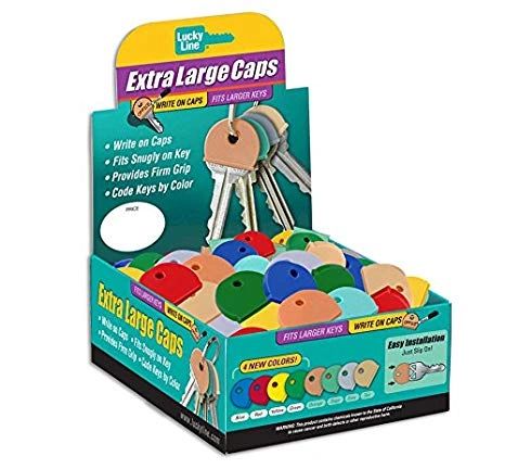 Lucky Line Extra Large Key Identifier Caps x 150