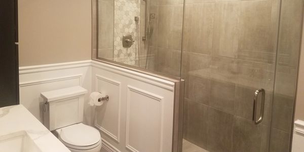 Custom Bathroom, Tilework, 