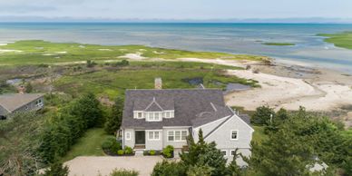 Eastham home on Cape Cod Bay, constructed by builder/contract Jared West, Signature Homes.