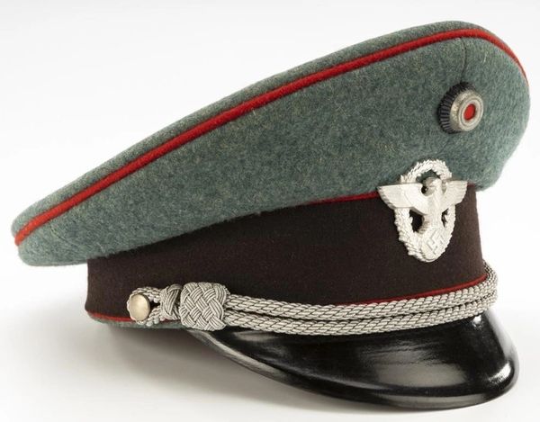WW2 German Police Officer Visor Coap | WW2 German Militaria Collectibles