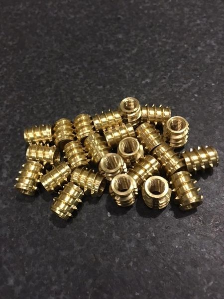 Grainger Threaded Brass Insert - M5 - Bulk Pack