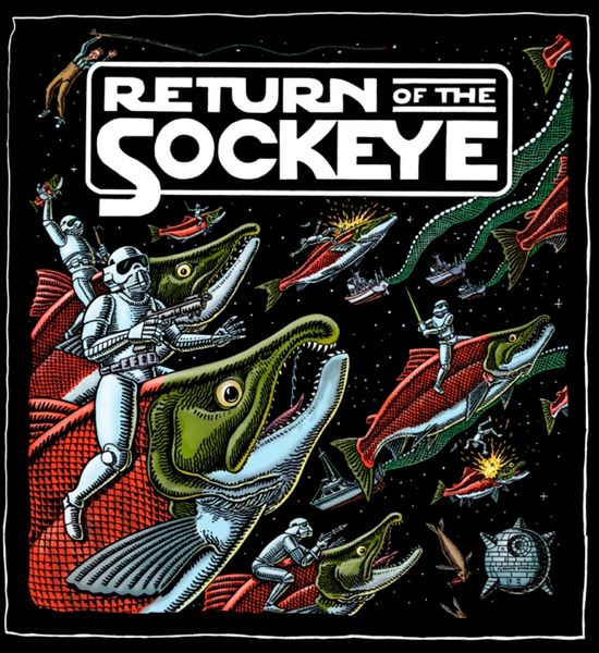 Ray Troll Return of the Sockeye T-Shirt