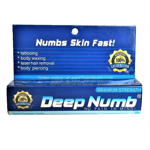 20 Tubes Of Deepnumb 10g Deep Numb Numbing Cream Lidocaine