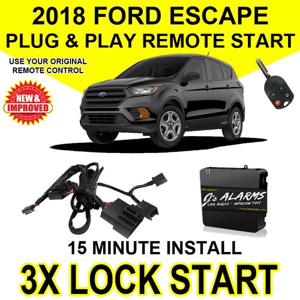 Ford escape deals remote start install