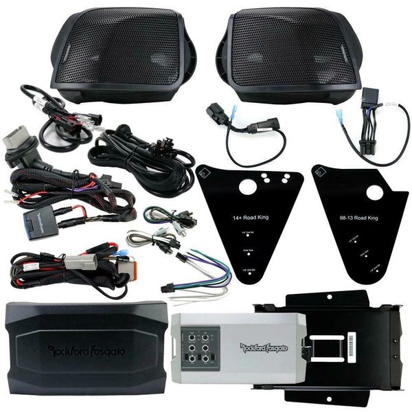 Rockford Fosgate HD14RKSTAGE2 HarleyDavidson Road King Speakers