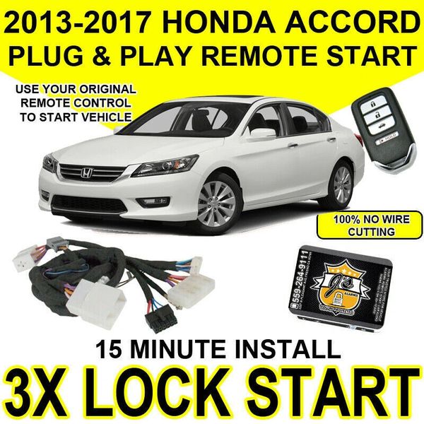 Honda accord deals 2017 remote start