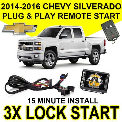 Silverado remote deals start install