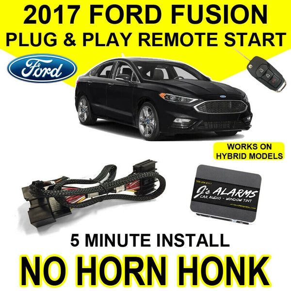 2017 Ford Fusion Remote Start Car Starter Plug And Play Hybrid And Gas Easy Diy Fo2n