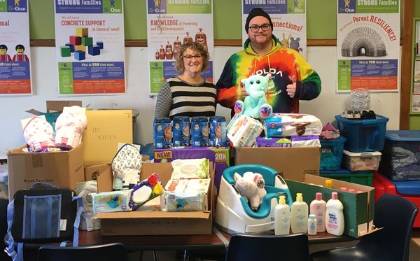 NMC Students had a baby pantry drive.