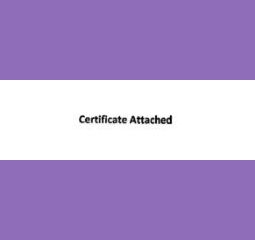 Loose Certificate Attached