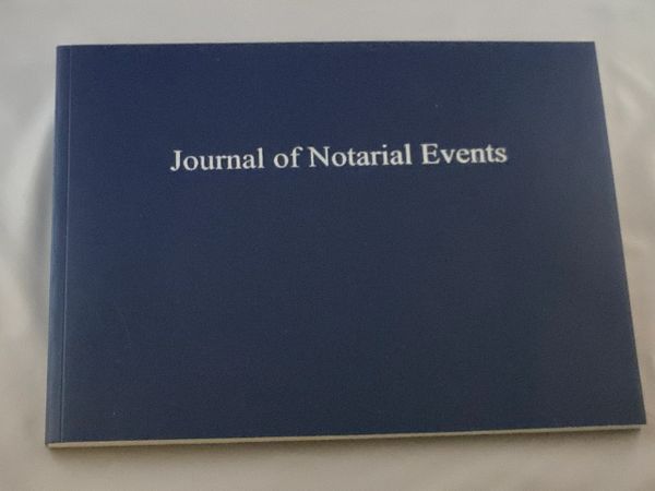 Soft Sided Journal of Notarial Acts