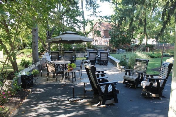 Patio for Painted Tea Cup special events or enjoy a takeout tea.