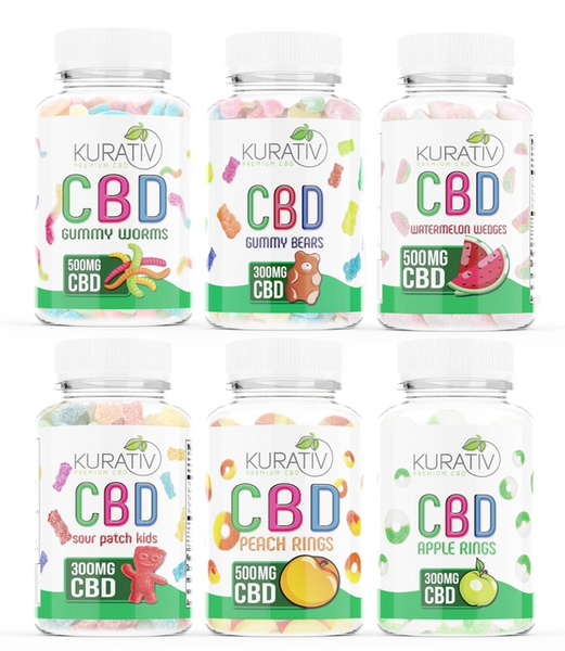 Kurativ CBD Gummies Sour Patch Kids 300 Mg