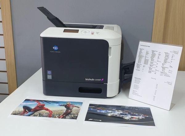 Colour Laser Printers Konica Minolta Bizhub C3100p Duplex Network Laser Printers Red House Computers
