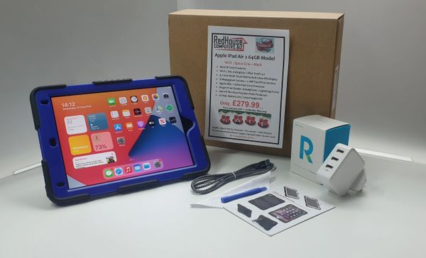 Apple Ipad Air 2 64gb Wi Fi Models Space Gray Inc Latest Ios Package Inc Free Accessories Red House Computers