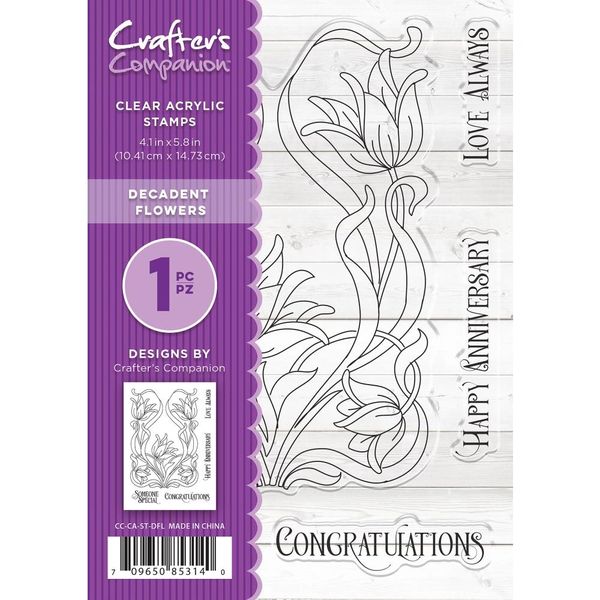 Crafter's Companion Clear Acrylic Stamps