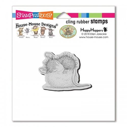 House Mouse Cotton ball Cling Stamp