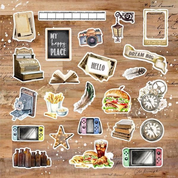 Asuka Studio PLAY Ephemera Cardstock Die-Cuts 24/Pkg | Scrapbooking