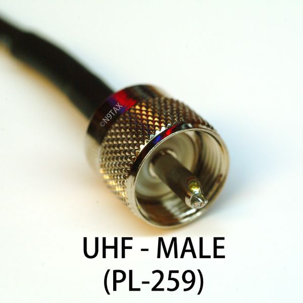 Dual band 2M / 70CM Slim Jim Antenna with 10' or 16' Cable. (Connector