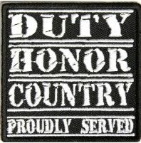 Patch - Duty, Honor,Country