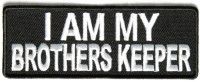 Patch - I am my brothers keeper black and white