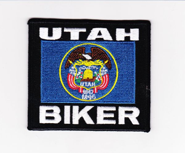 Patch - Utah biker flag