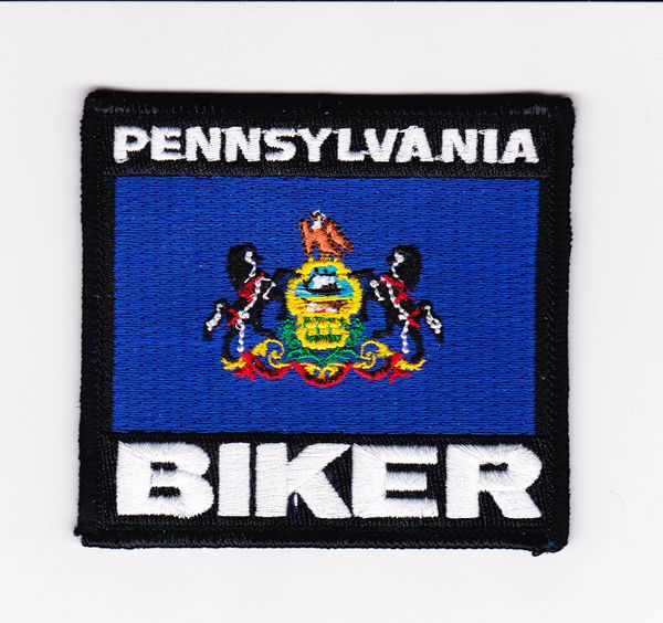 Patch - Pennsylvania biker flag