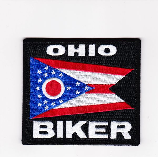 Patch - Ohio biker flag