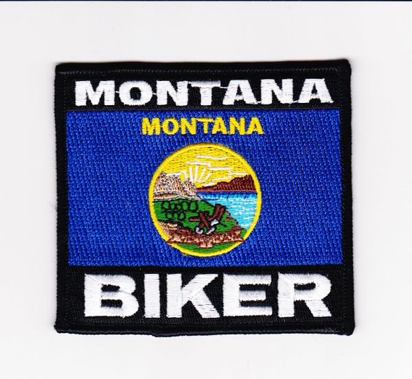 Patch - Montana biker flag