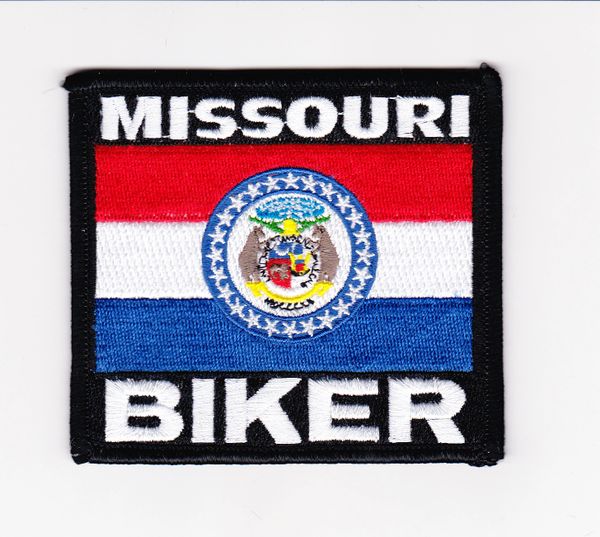 Patch - Missouri biker flag