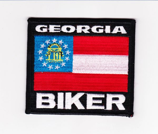 Patch Georgia biker flag