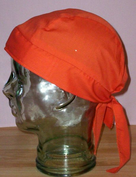 Headwrap - solid safety orange