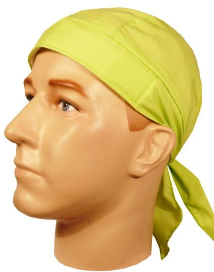Headwrap - solid lime green