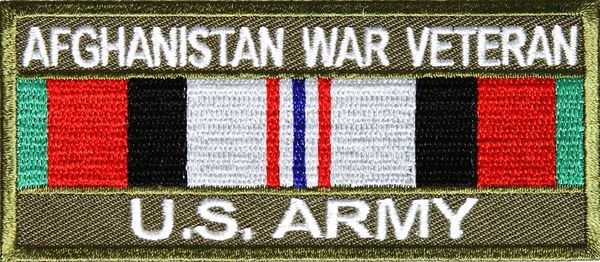 Afghanistan Veteran US Army Patch