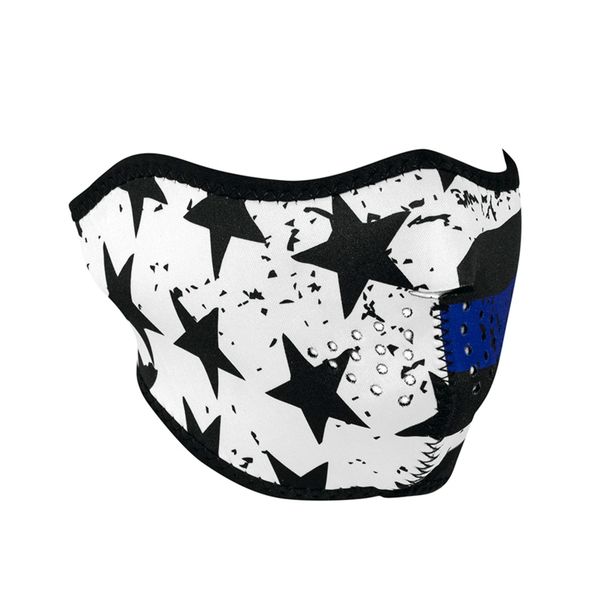 Neoprene half face mask - Thin Blue Line