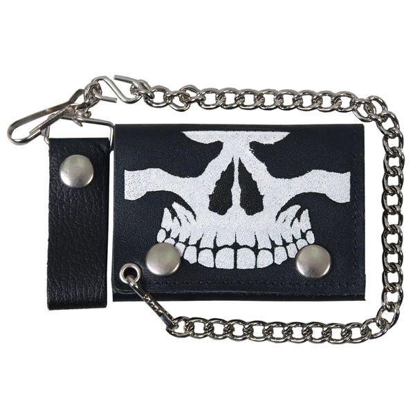 Wallet - skull face